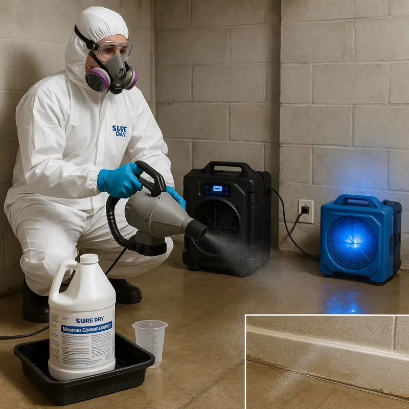 Sanitization and Odor Removal process in Bradford Woods, PA